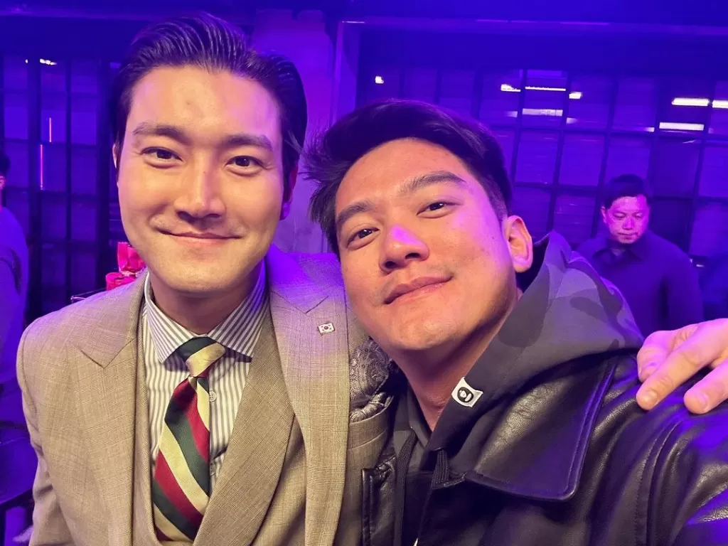 Siwon Choi dan Boy William saat bertemu di Korea Selatan. (Instagram/boywilliam17)