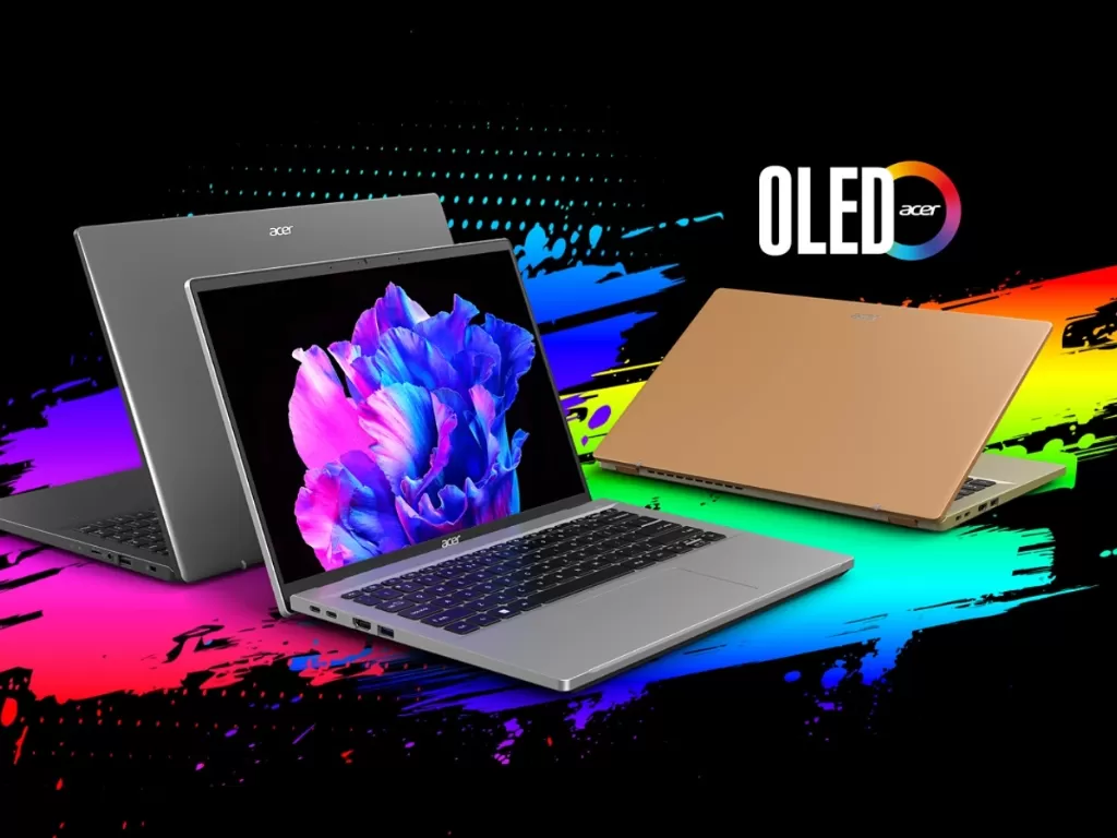 Acer luncurkan 4 laptop Swift baru dengan layar OLED. (Acer)