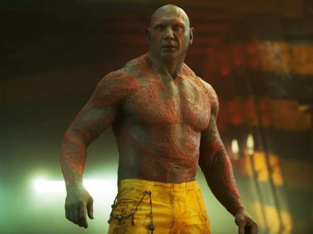 Dave Bautista sebagai Drax. (Marvel Studios)