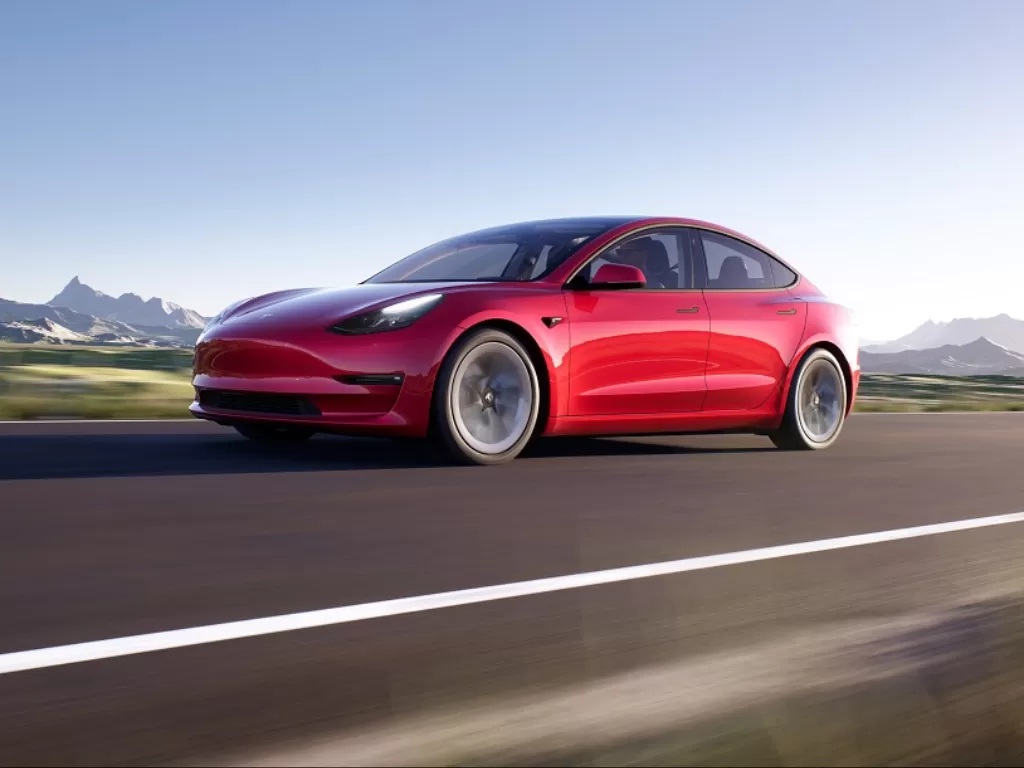 Ilustrasi Tesla Model 3 (TESLA)