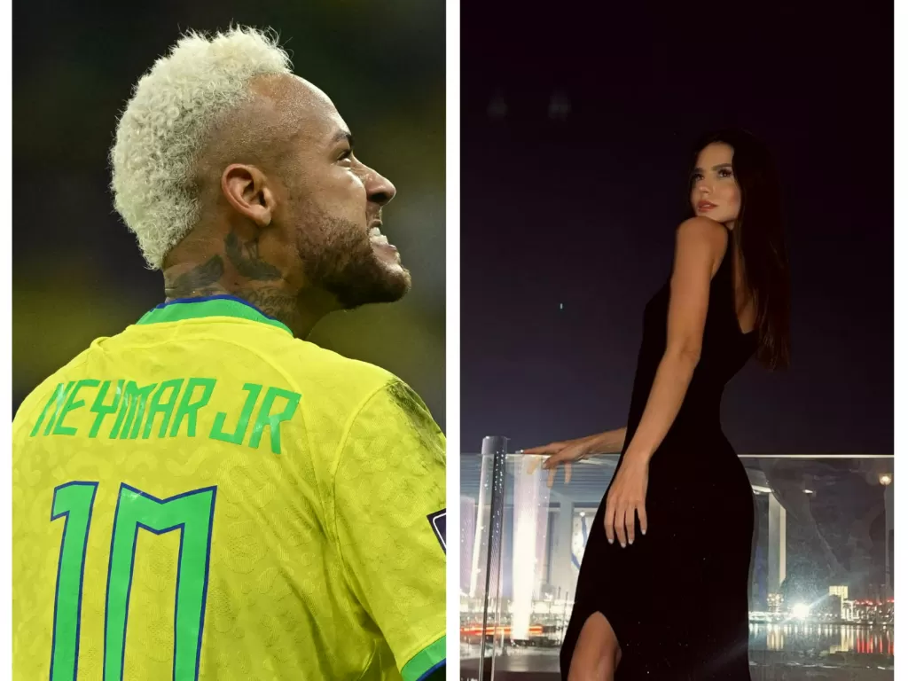 Neymar diisukan menjalin kisah cinta dengan model cantik asal Brasil, Jessica Turini. (REUTERS/Dylan Martinez/Instagram/@jessica.turini)
