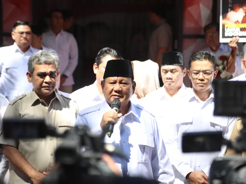 Ketua Umum Partai Gerindra Prabowo Subianto (tengah). (Dok Gerindra).
