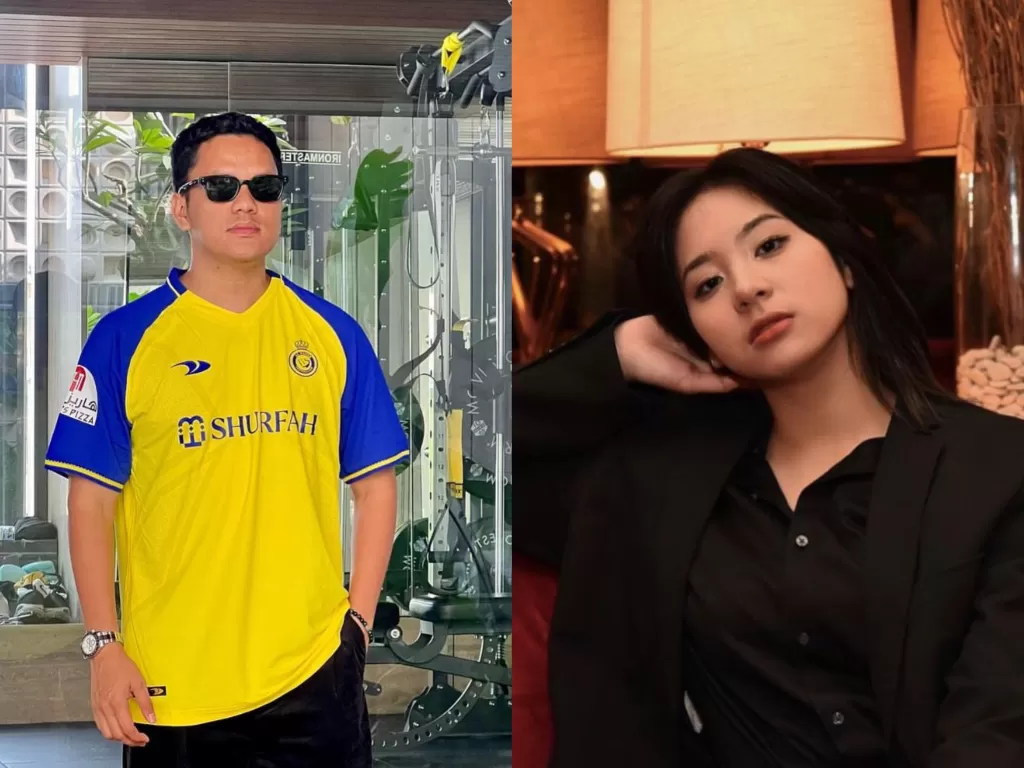 YouTuber Arief Muhammad dan penyanyi Zee JKT48 akan duel makan nasi padang. (Instagram/ariefmuhammad dan Instagram/jkt48.zee)