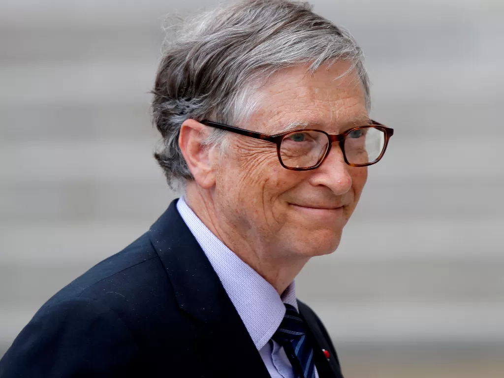 Ilustrasi Bill Gates. (REUTERS/Charles Platiau)