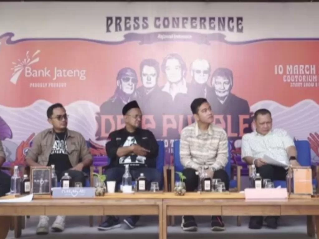 Konferensi pers konser Deep Purple di Indonesia. (Dok Screenshoot Zoom)