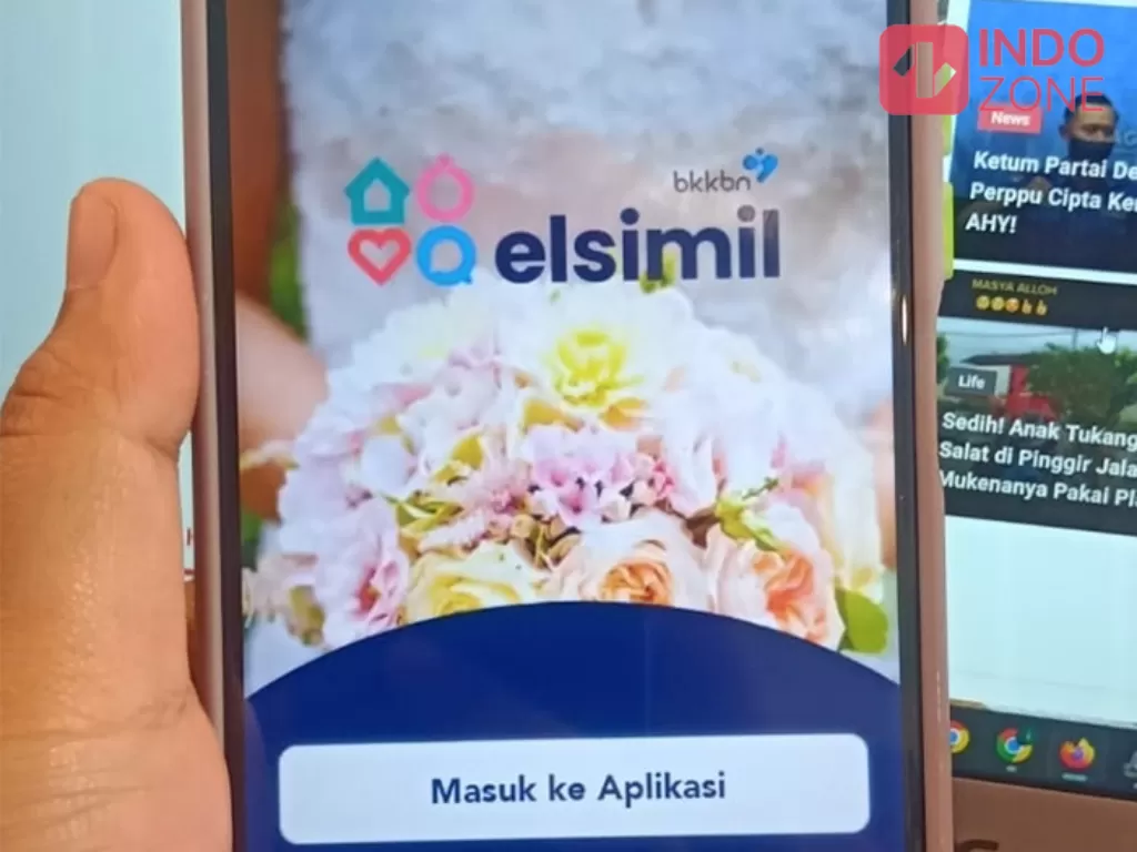 Aplikasi Elsimil dari BKKBN (Indozone/Putri Surya)