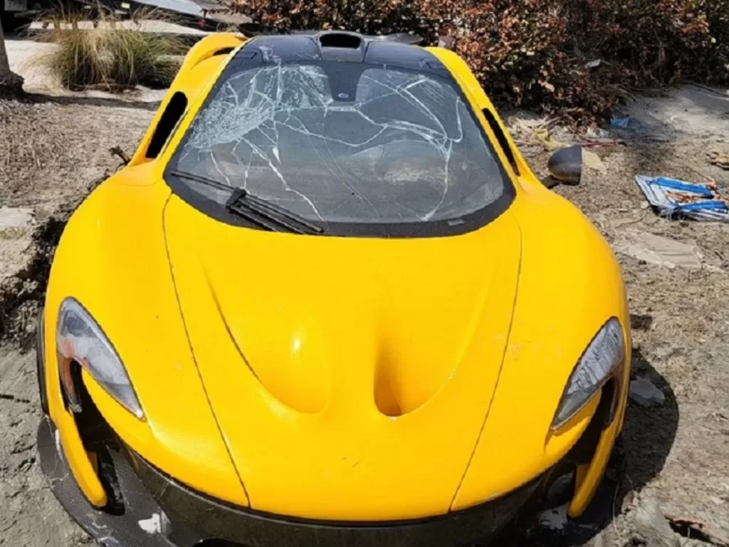 McLaren P1 2015 rusak parah (Instagram/@lambo9286)
