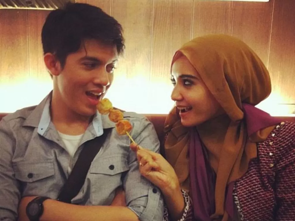 Foto jadul Zaskia Sungkar dan suaminya Irwansyah. (Instagram/@zaskiasungkar15)