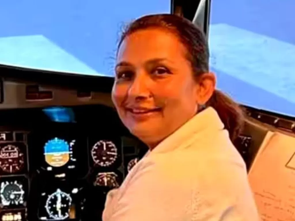Co-pilot Yeti Airlines Anju Khatiwada. (Foto/ABP News )