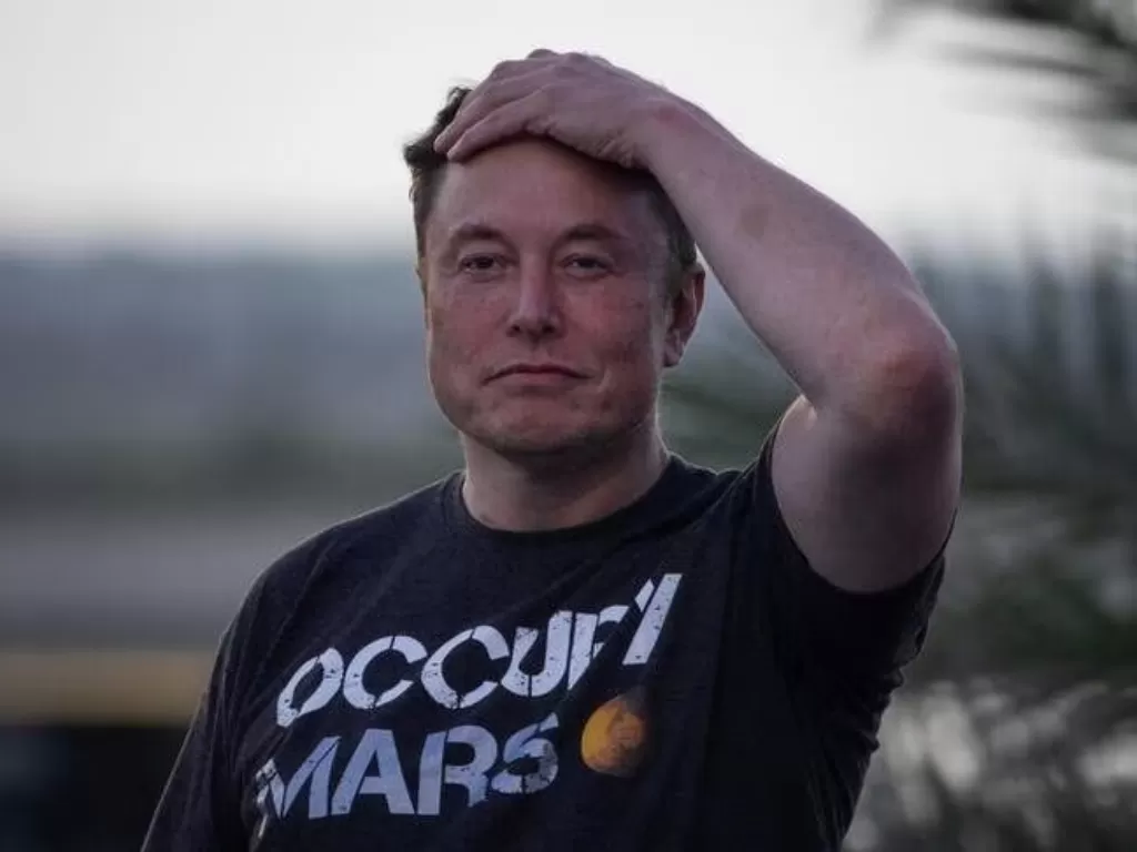 Elon Musk tak menghadiri WEF 2023. (REUTERS/Adrees Latif)