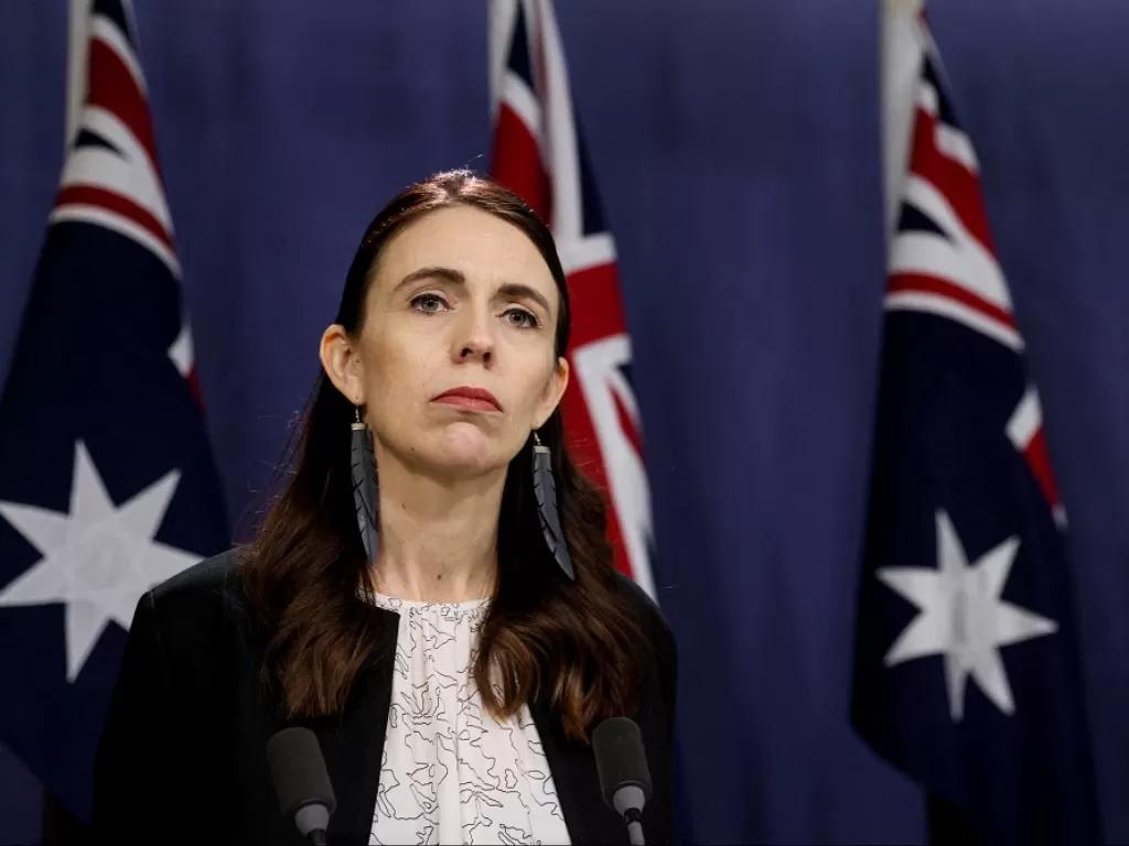 Jacinda Ardern mundur dari jabatannya sebagai PM Selandia Baru (REUTERS/Loren Elliott)