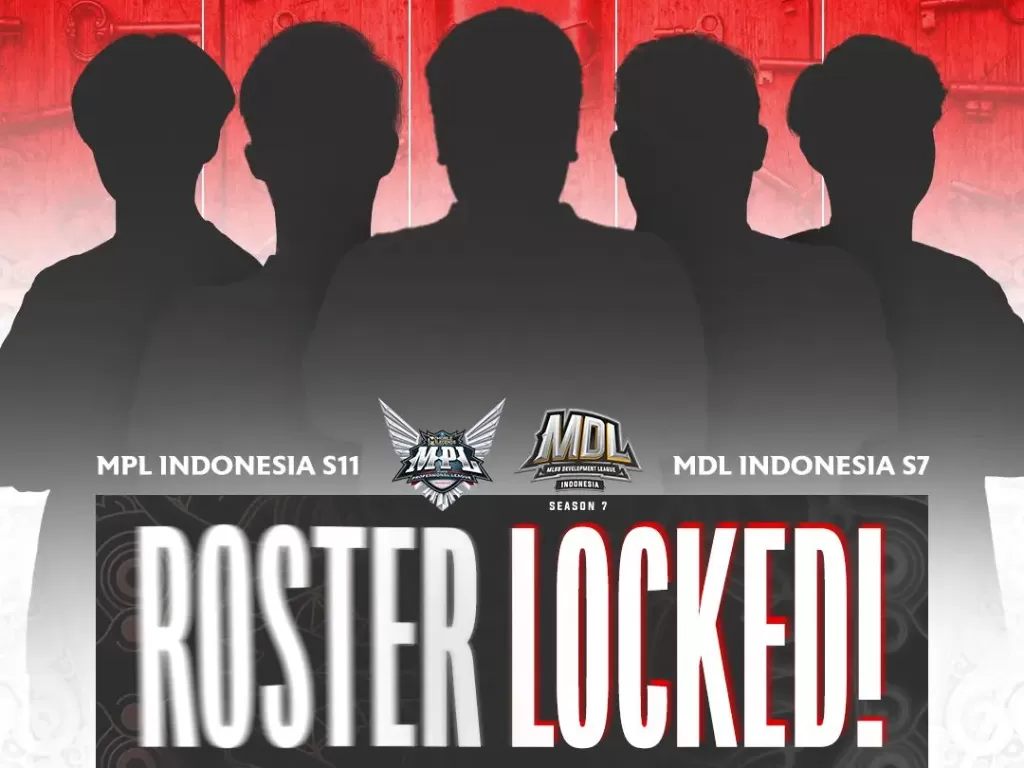 Roster Locked untuk MPL Indonesia Season 11 dan MDL Indonesia Season 7. (Instagram/mpl.id.official)
