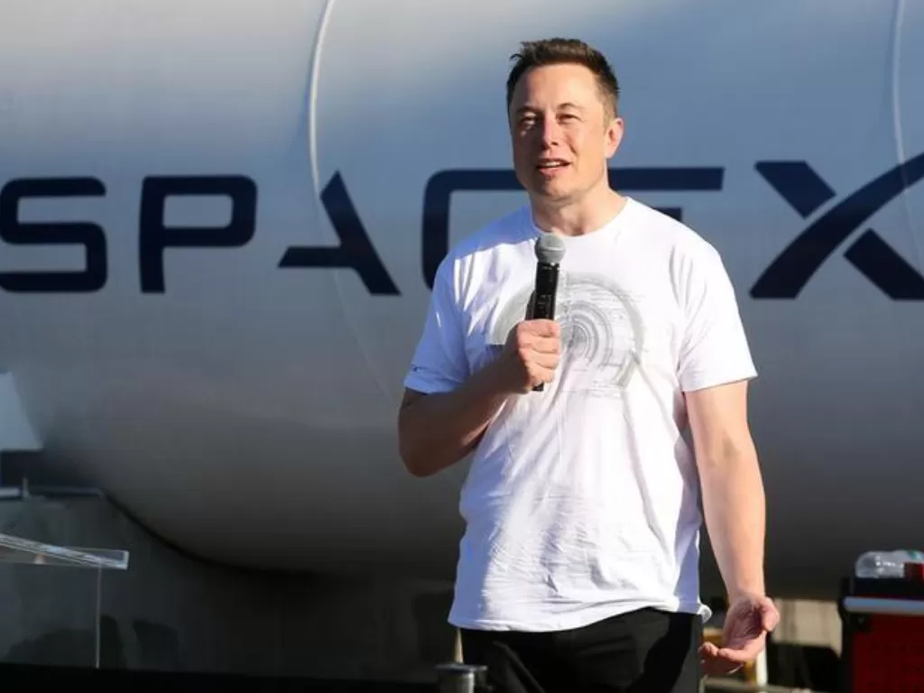 Ilustrasi Elon Musk SpaceX. (REUTERS/Mike Blake)