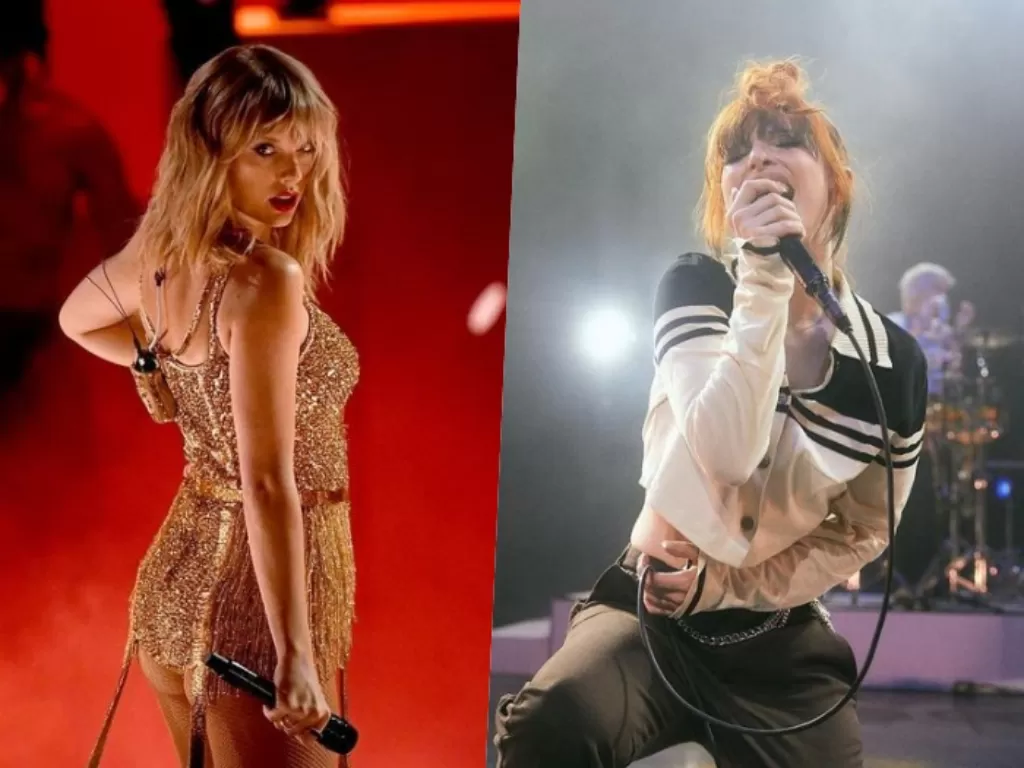 Taylor Swift akan tur bareng Paramore. (Instagram/taylorsift, paramore).