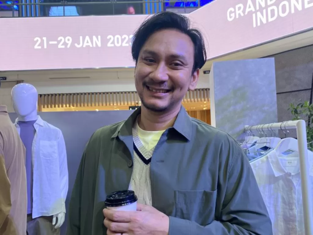 Selebriti tanah air, Vincent Rompies ditemui di Grand Indonesia, Jakarta Pusat, Jumat (20/1) (ANTARA/Pamela Sakina)