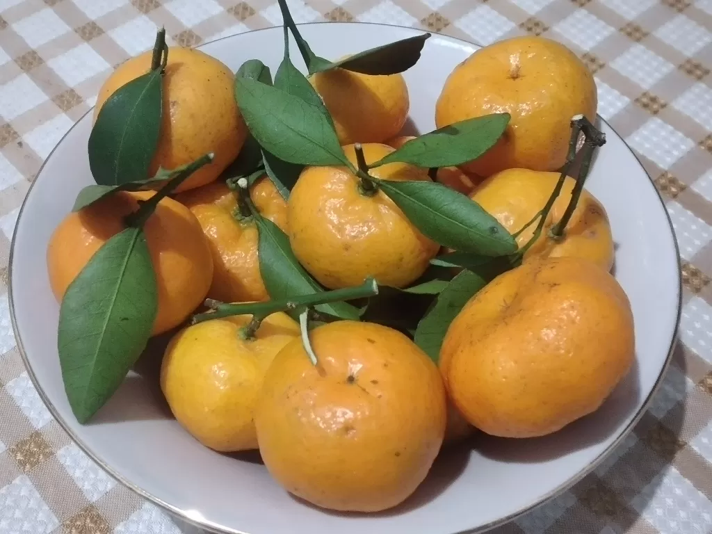 Jeruk mandarin makanan wajib saat Imlek (Z Creators/Wulandari Rihi Paty)