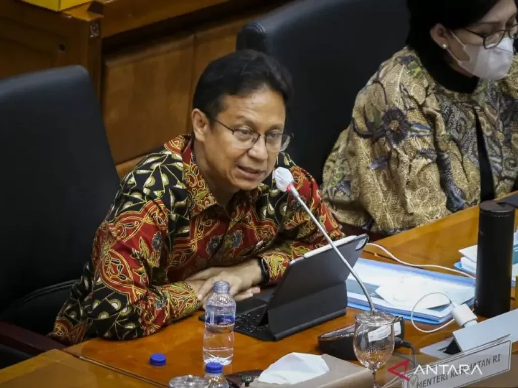 Menteri Kesehatan Budi Gunadi Sadikin (ANTARA FOTO/Rivan Awal Lingga)