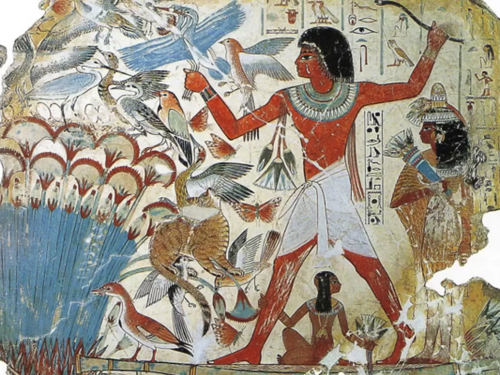 Ilustrasi pengambaran kebudayaan Mesir kuno  (History & The Arts)