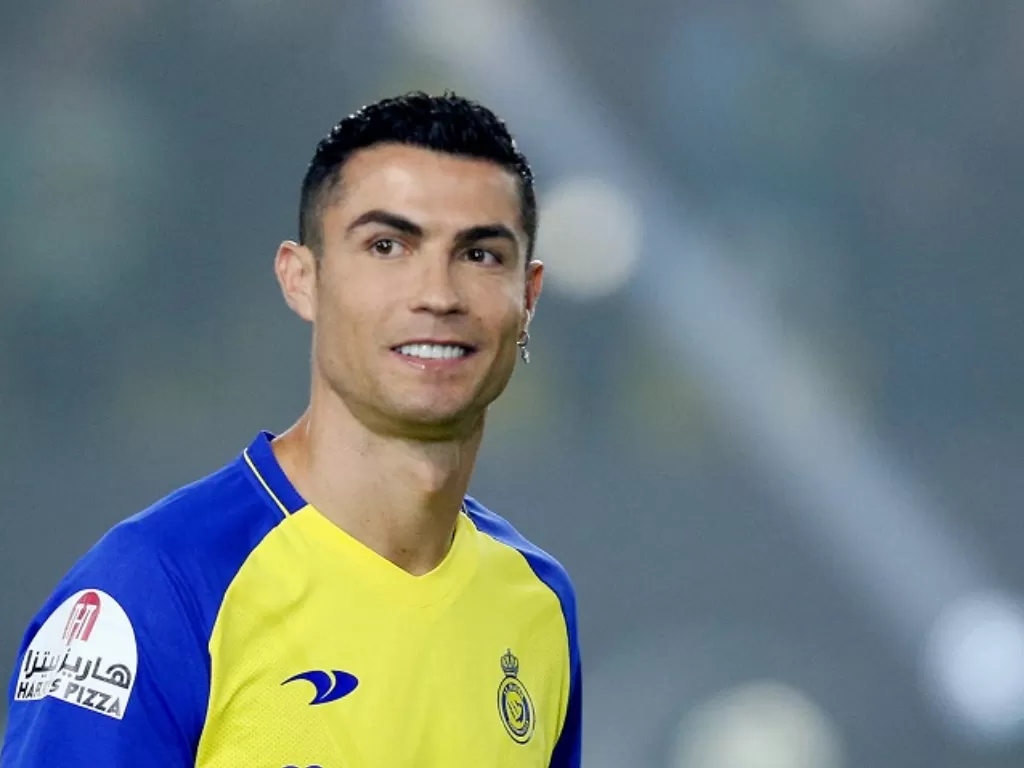 Cristiano Ronaldo bergabung dengan klub Arab Saudi, Al Nassr. (REUTERS/Ahmed Yosri)