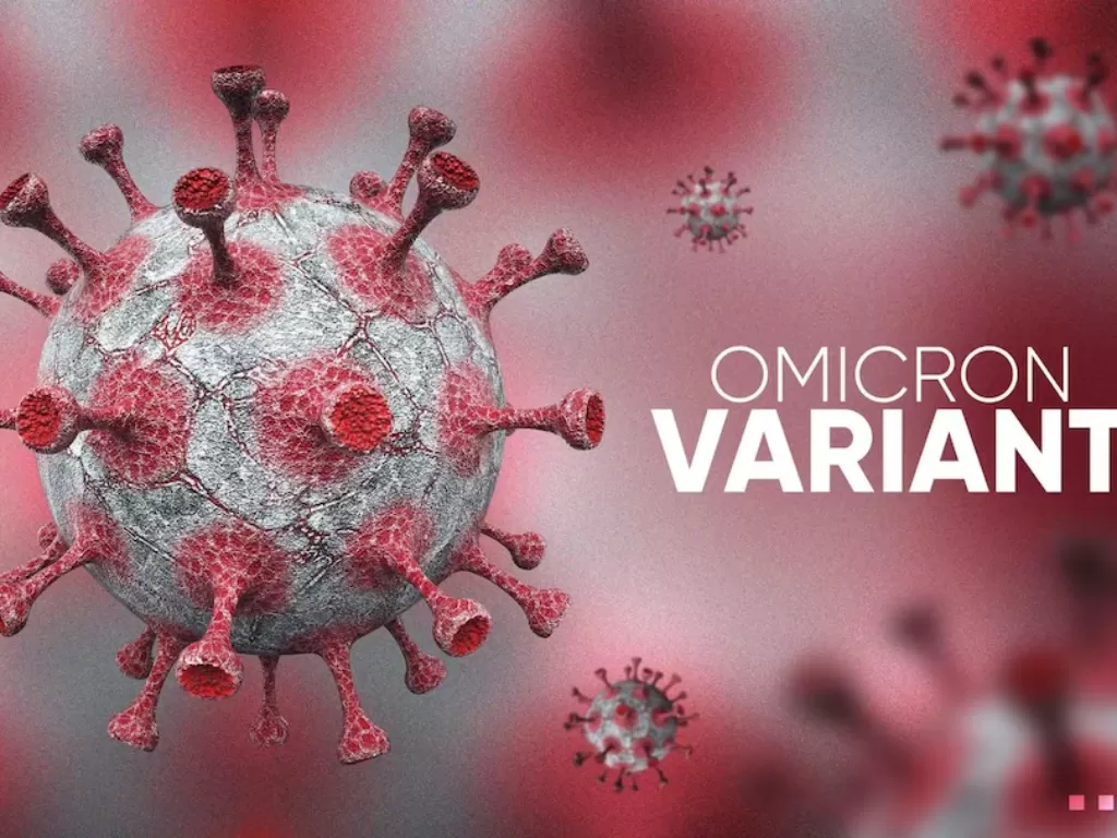 Ilustrasi virus Omicron XBB.1.5 