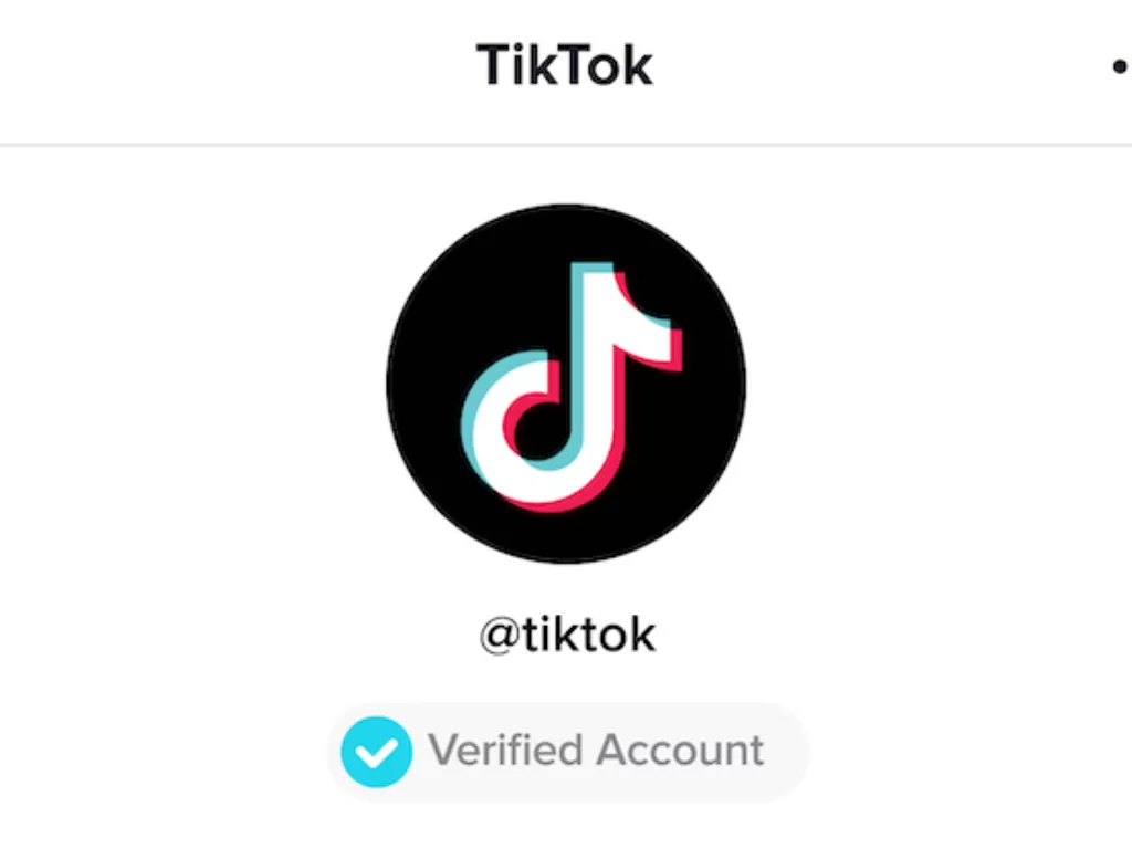 Verified akun di TikTok (newsroom.tiktok.com)