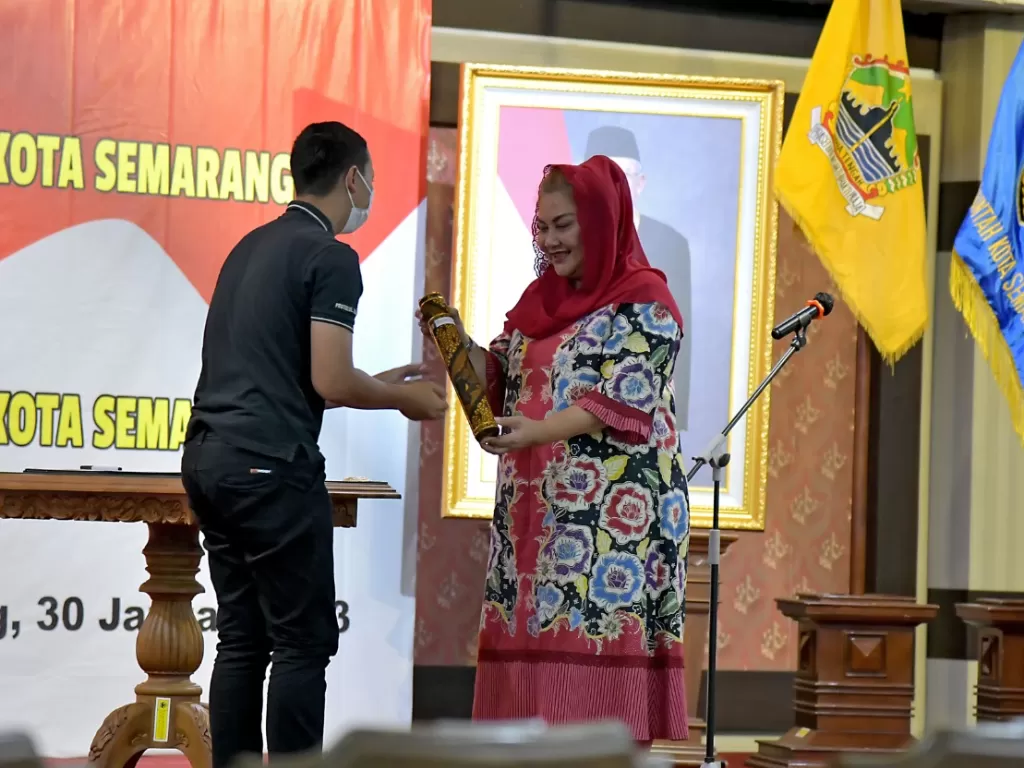 Hevearita Gunaryanti Rahayu akan dilantik sebagai Wali Kota Semarang pada Senin (30/1/2023).