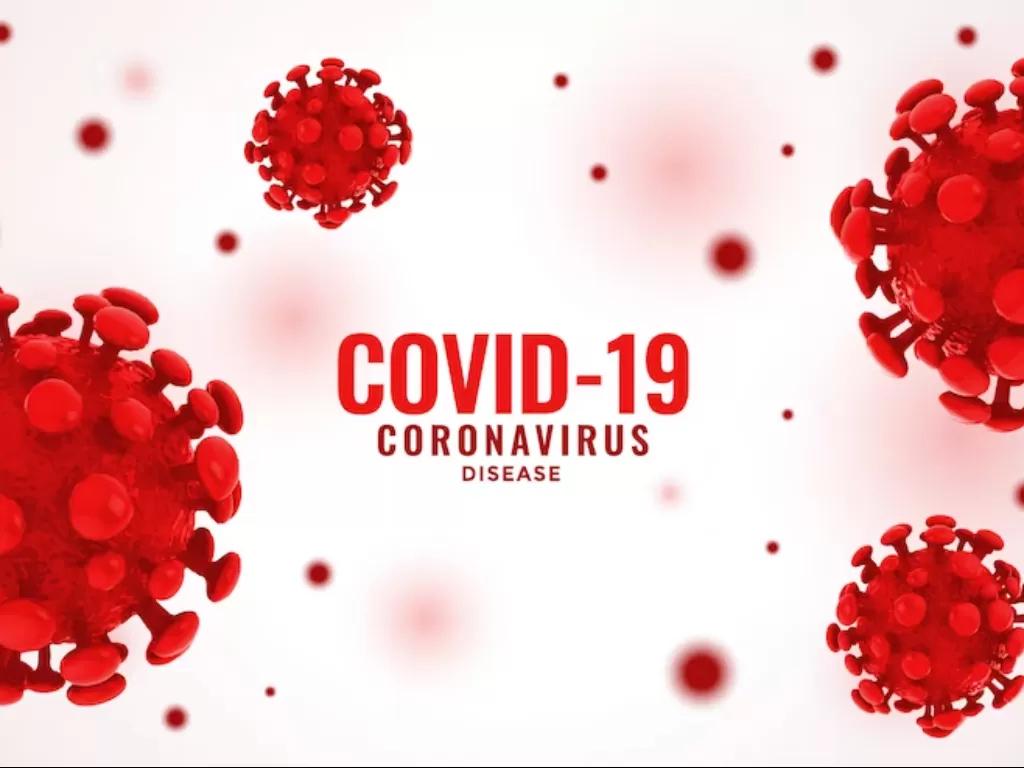 Ilustrasi virus COVID-19. (FREEPIK/starline)