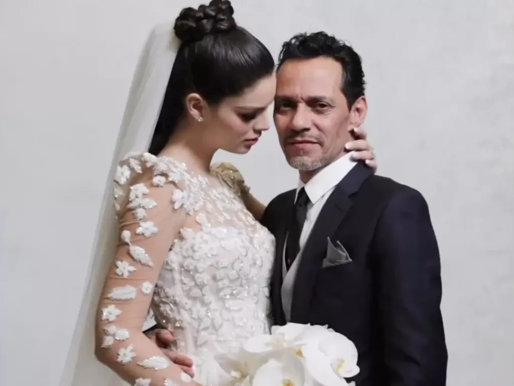 Marc Anthony dan Nadia Ferreira menikah (Instagram/lachismeriamx)