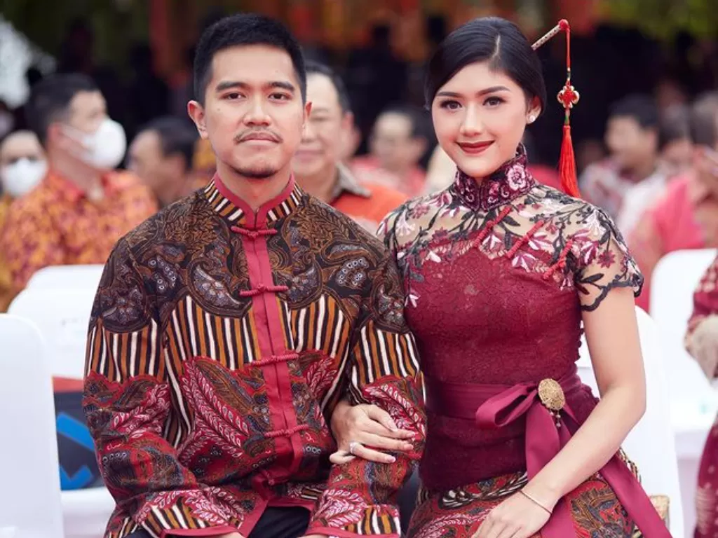 Erina Gudono (kiri) dan suaminya Kaesang Pangarep. (Instagram/@erinagudono)
