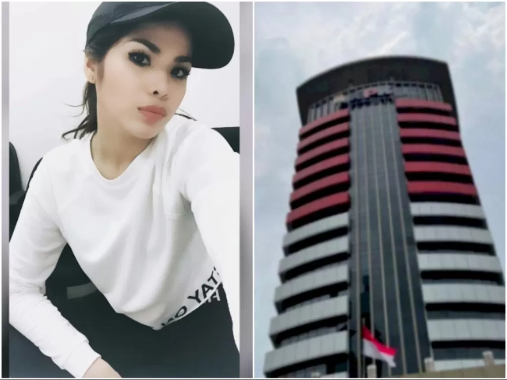Windy Idol. (Facebook fanpage Windy Idol) dan Gedung Merah Putih KPK (INDOZONE/Asep Bidin Rosidin)