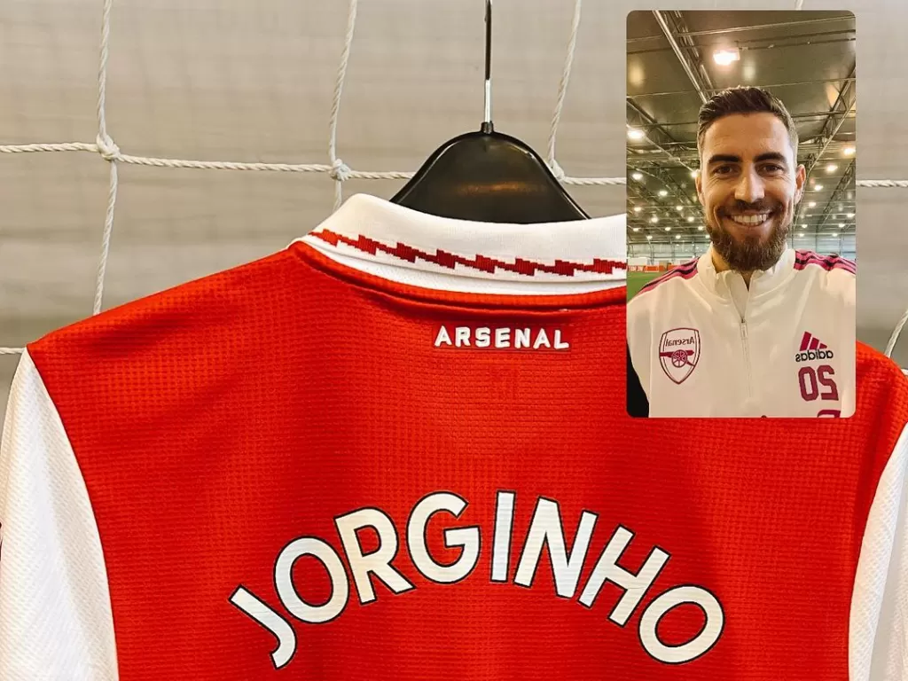 Jorginho resmi bergabung dengan Arsenal (Instagram/@arsenal)