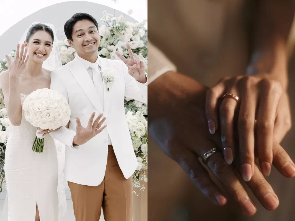 Cincin pernikahan Deva Mahenra dan Mikha Tambayong (Instagram/miktambayong)