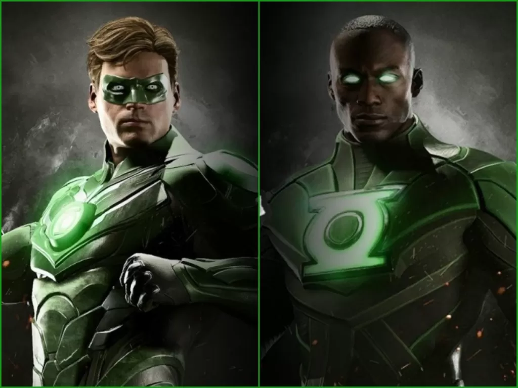 Dua karakter Green Lantern yang akan muncul di 'Lanterns' dari DCU. (Youtube/XGAMER 744).