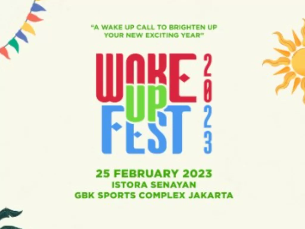 Poster Woke Up Fest 2023 (Hand Out)