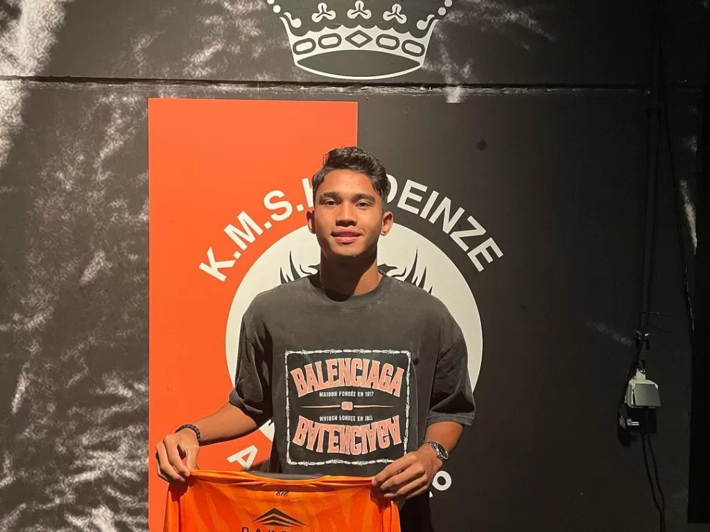 Marselino Ferdinan bergabung dengan klub Belgia KMSK Deinze (Instagram/@marselinoferdinan10)