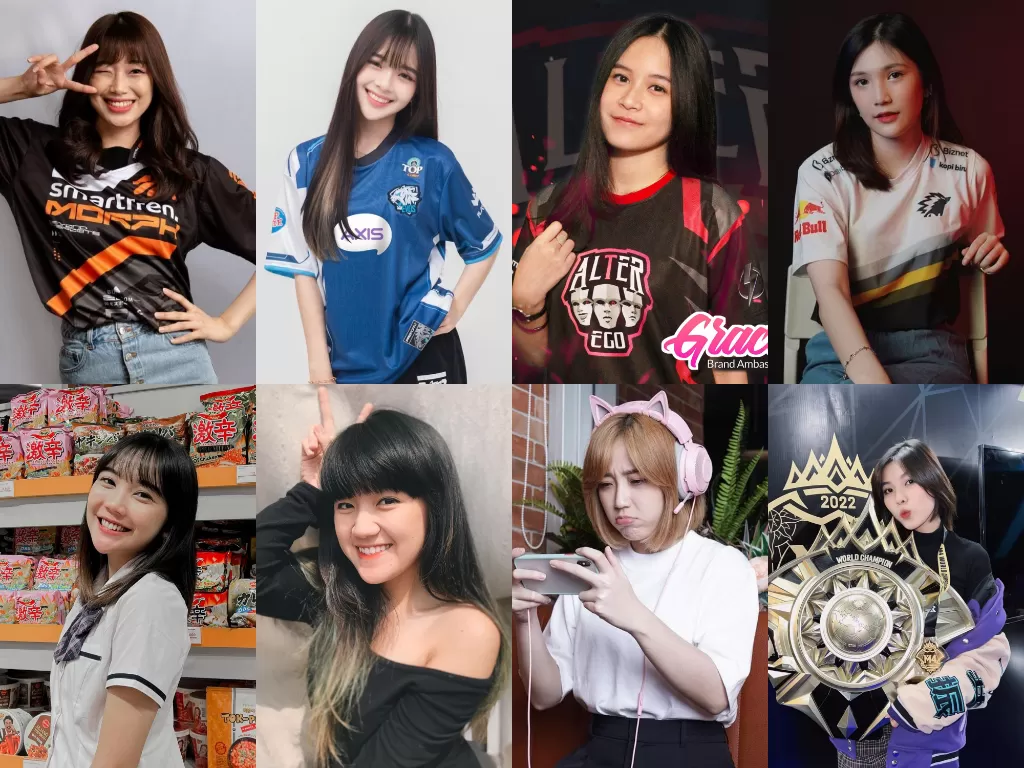 8 Eks member JKT48 yang hijrah ke industri esports. (Instagram)