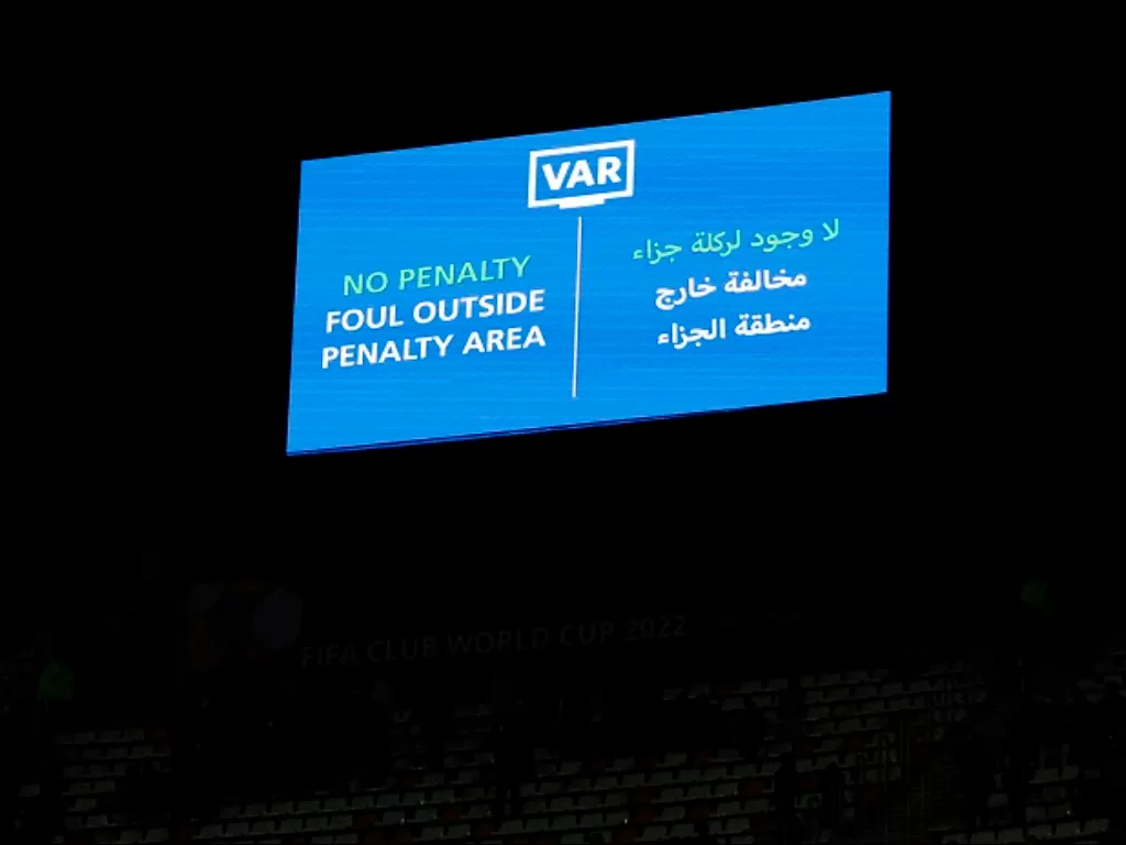 Ilustrasi VAR di Piala Dunia Klub 2023. (REUTERS/Andrew Boyers)