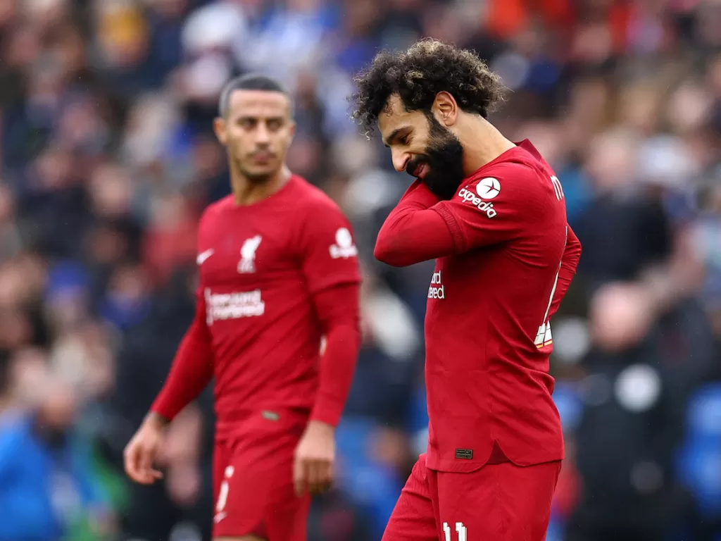 Penyerang Liverpool, Mohamed Salah (REUTERS/David Klein)