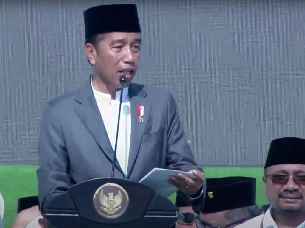 Presiden Jokowi di Harlah NU. (Dok Sekretariat Presiden)