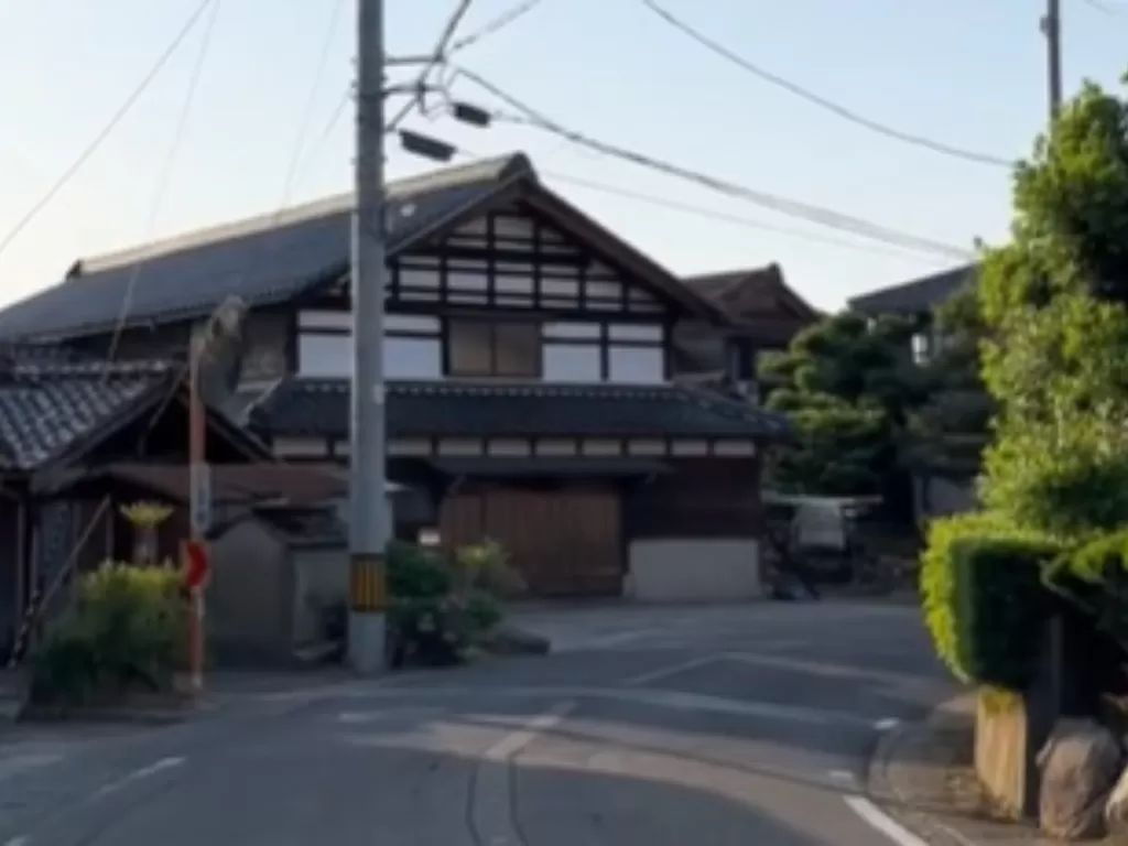 Rumah mewah di Jepang yang diambil negara. (TikTok/@teguhtodiro)