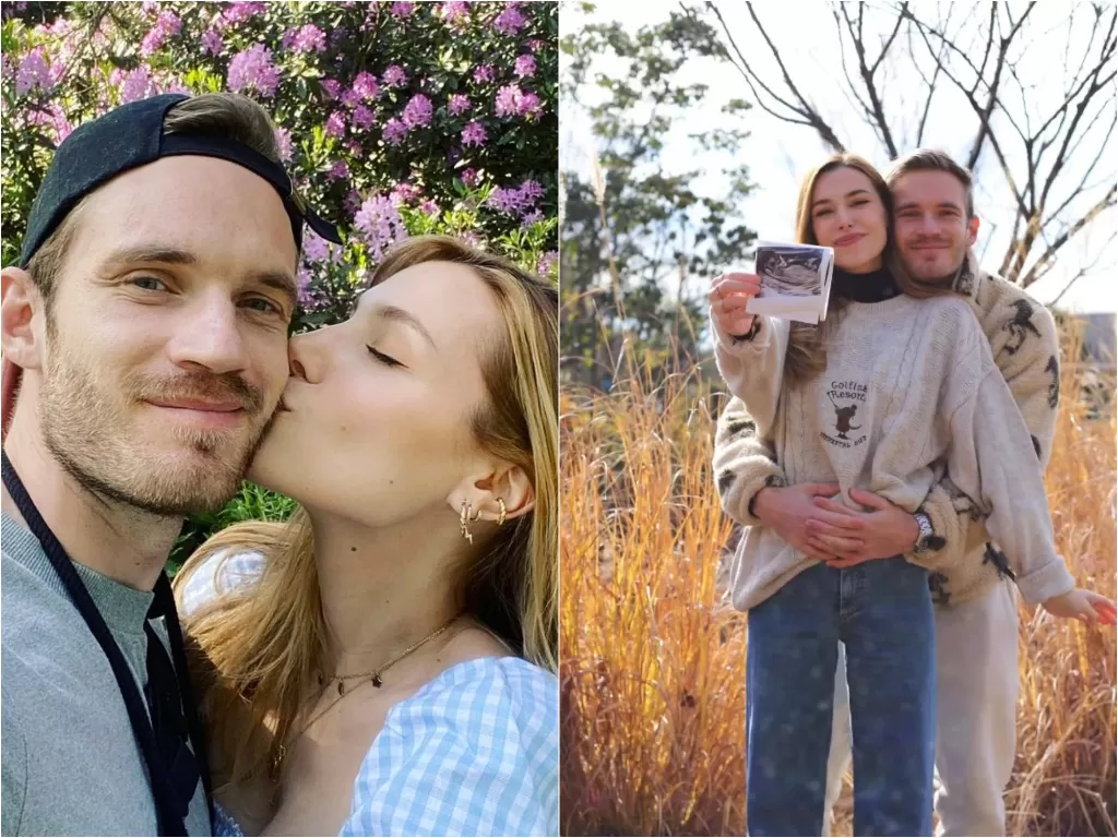 PewDiePie dan istri segera jadi orang tua. (Instagram/@pewdiepie)