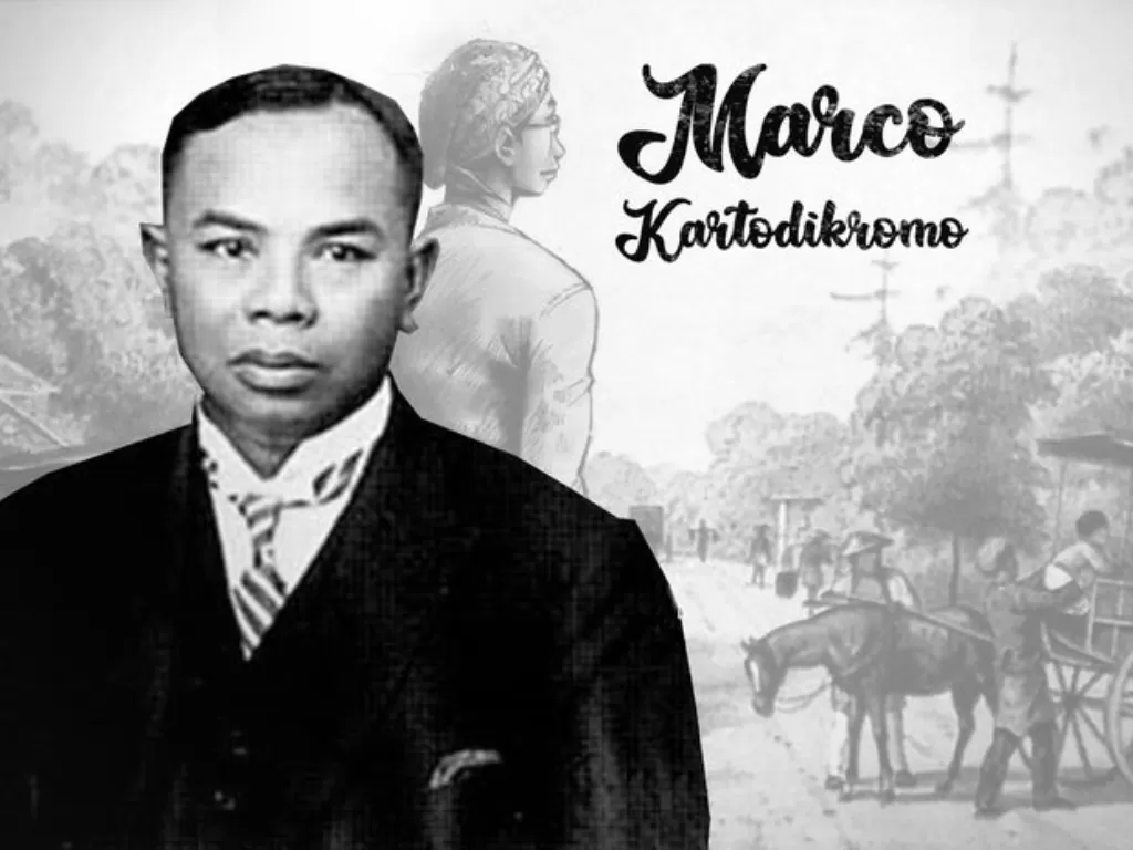 Marco Kartodikromo, tokoh pers zaman pergerakan yang kerahkan perjuangan melawan hegemoni pemerintah kolonial Belanda. (Wikimedia Commons/Galih Pranata)