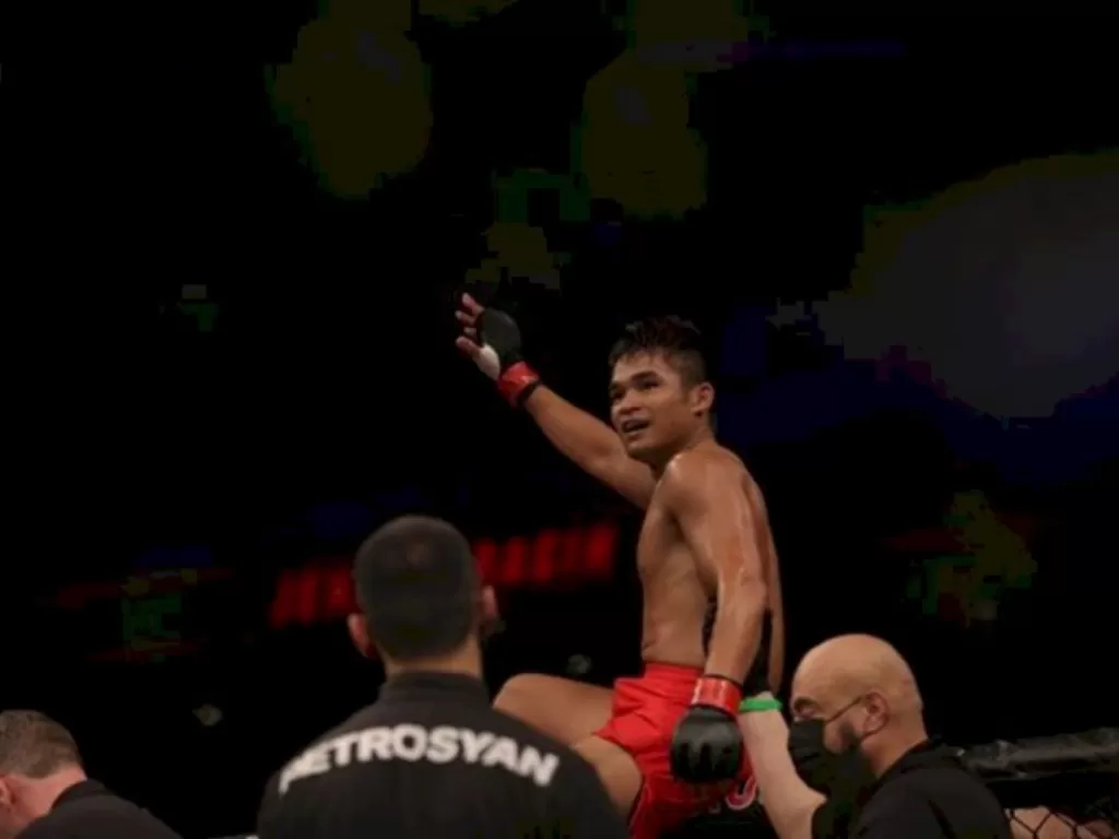 Jeka Saragih, petarung UFC Indonesia asal Simalungun, Sumatera Utara. (Instagram/@jekasaragih)