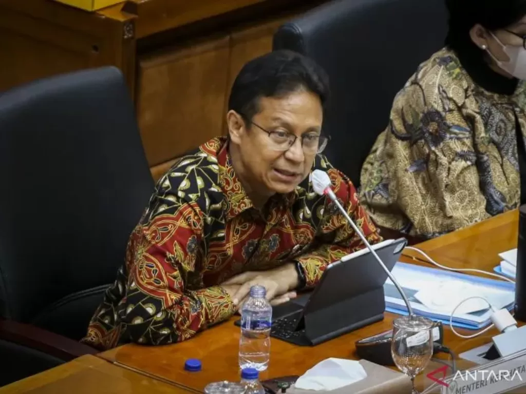 Menteri Kesehatan Budi Gunadi Sadikin (ANTARA FOTO/Rivan Awal Lingga)