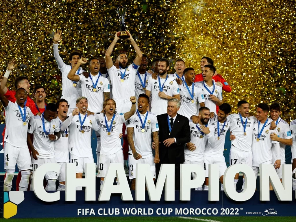 Real Madrid juara Piala Dunia Antarklub 2023 (REUTERS/Susana Vera)
