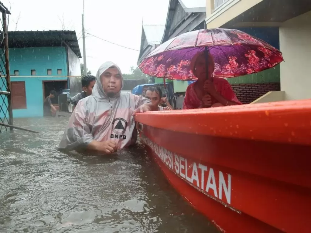 Banjir Makassar, Sulawesi Selatan. (Z Creators/Sandy Witness)