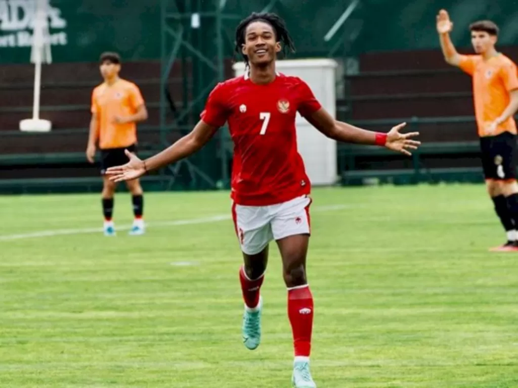 Pemain Timnas Indonesia U-20, Ronaldo Kwateh. (Instagram/@ronaldokwateh7)