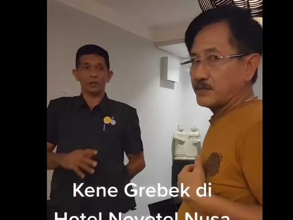 Potongan video viral prank penggerebekan wisatawan di hotel, di Kabupaten Badung, Bali. (Dok. Dinas Pariwisata Bali)