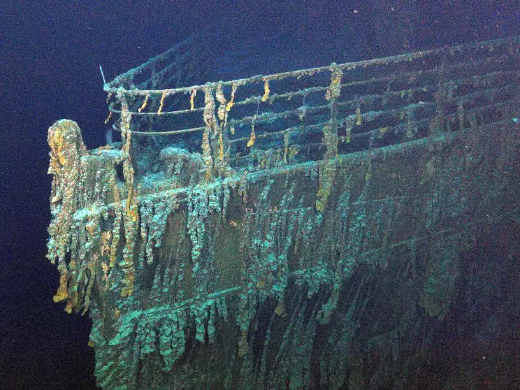Penamoakan terbaru bangkai kapal Titanic. (Oceangateexpeditions) 