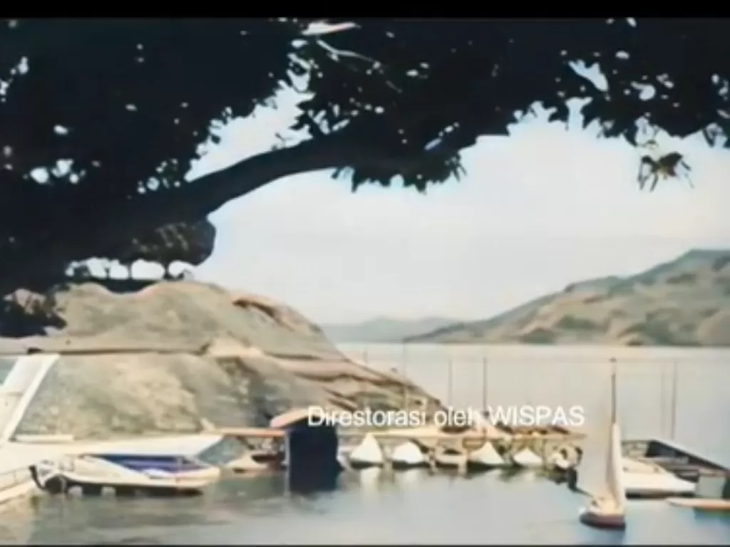 Pemandangan Danau Toba tahun 1938. (TikTok/batak.viral)